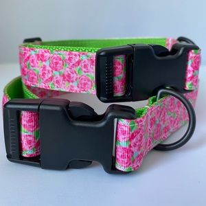 LILLY PULITZER first impression adjustable dog collar
